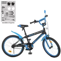 Велосипед детский 20д. WO 4128 KKH-32, черно-синий